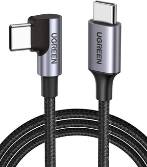 80714 USB-C 2.0 to Angle USB-C Cable | 3M | Black
