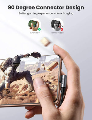 80714 USB-C 2.0 to Angle USB-C Cable | 3M | Black