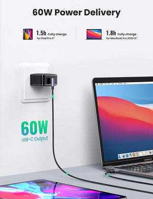 80714 USB-C 2.0 to Angle USB-C Cable | 3M | Black