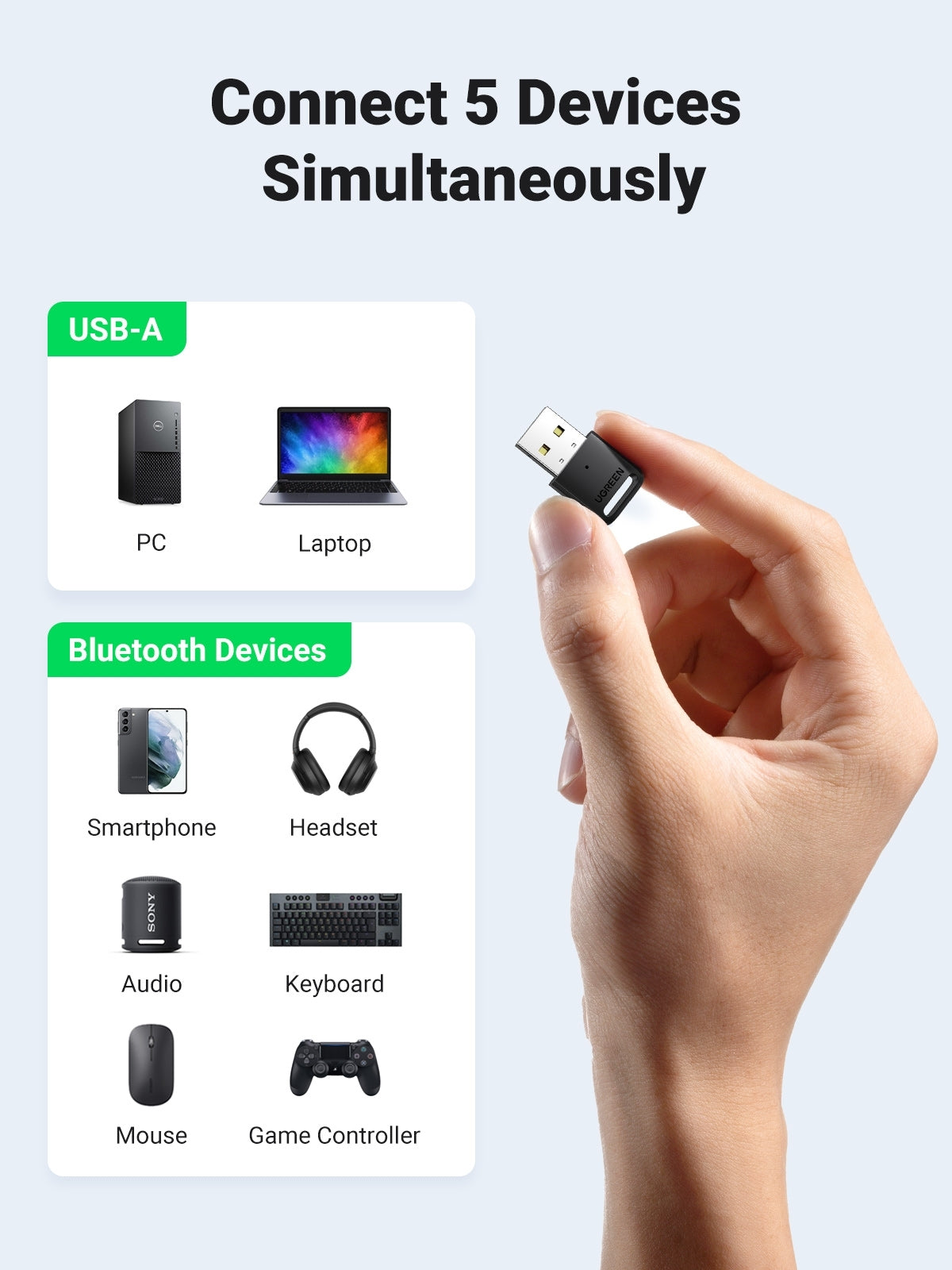 80890 Bluetooth 5.0 USB Adapter