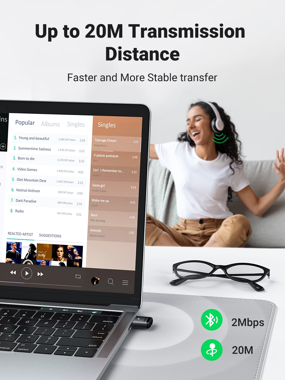 80890 Bluetooth 5.0 USB Adapter