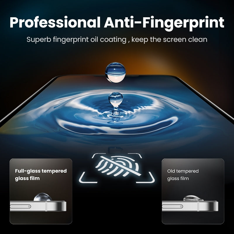 80967 Full Coverage HD Tempered Glass Screen Protector | Precise-Align Applicator | iPhone 13/13 Pro | 2-Pack