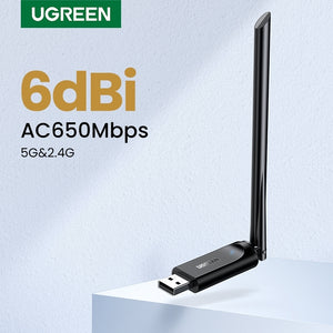90339 AC650 High-Gain Dual Band Wireless USB Adapter
