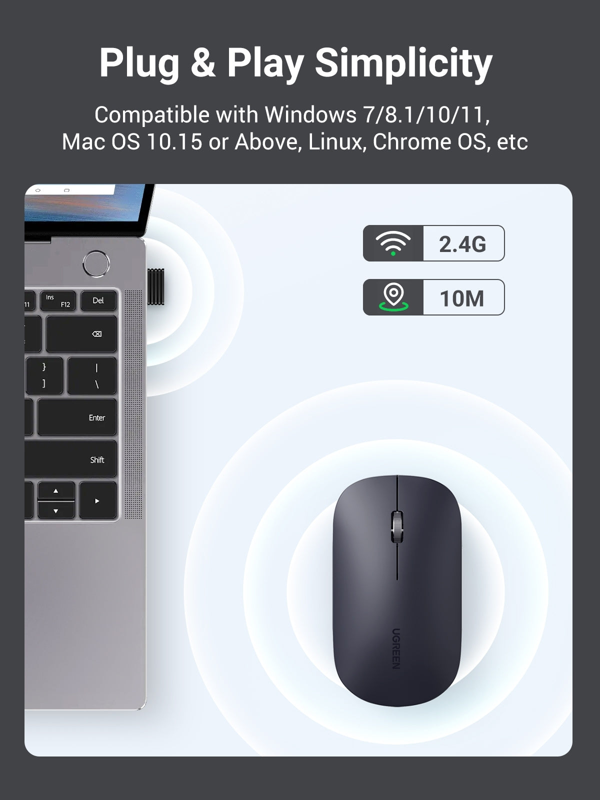 90372 Slim 2.4G Wireless Mouse