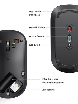 90372 Slim 2.4G Wireless Mouse