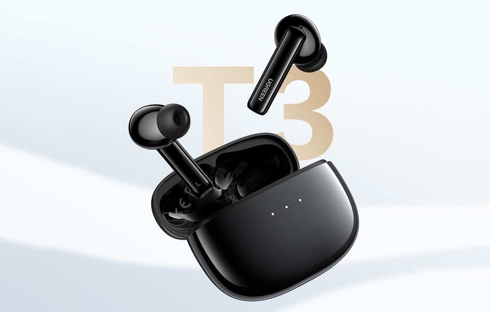 UGREEN 90401 HiTune T3 Active Noise-Cancelling Wireless Earbuds | Black