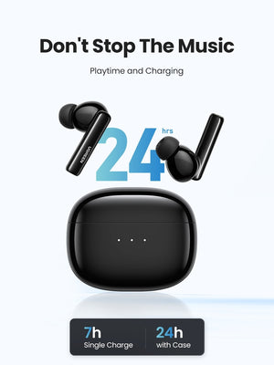 UGREEN 90401 HiTune T3 Active Noise-Cancelling Wireless Earbuds | Black