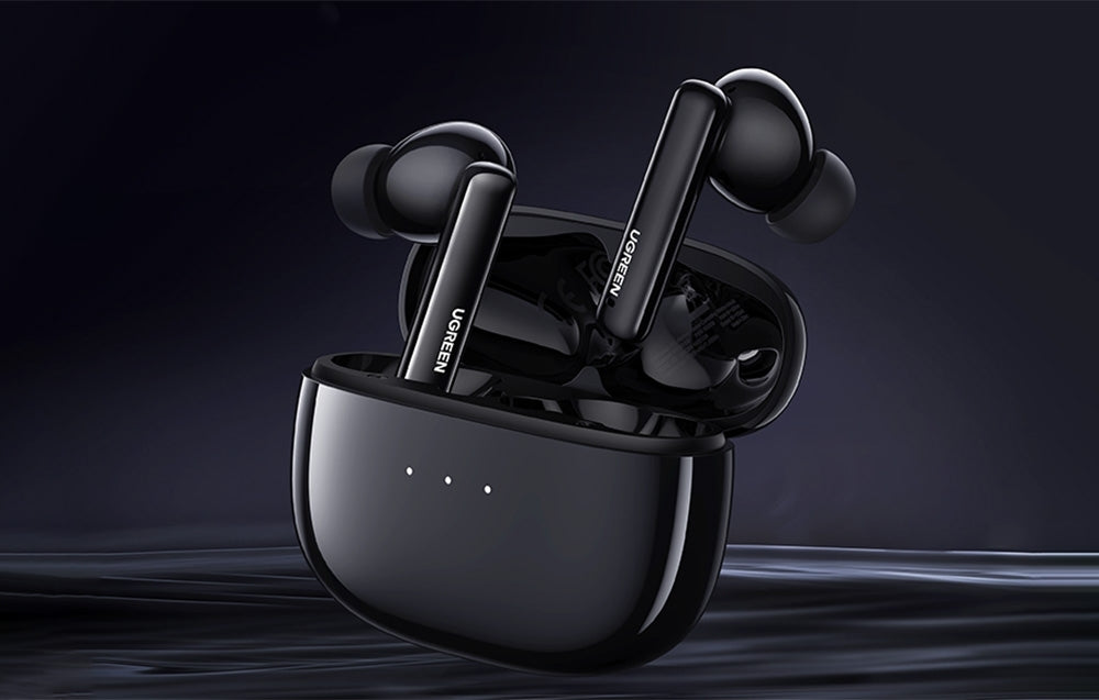 UGREEN 90401 HiTune T3 Active Noise-Cancelling Wireless Earbuds | Black