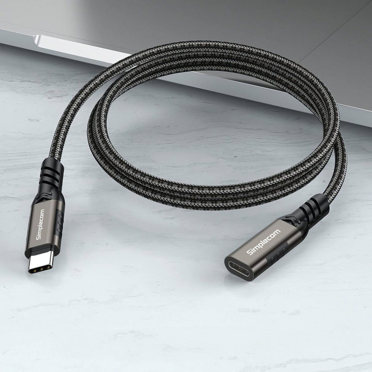 CAU610 USB-C Male to Female Extension Cable | USB 3.2 Gen2 | PD 100W | 20Gbps | 1M