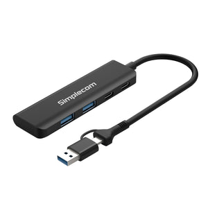 CH385 SuperSpeed USB-A & USB-C 4-Port Combo Hub | USB 3.2 Gen 1