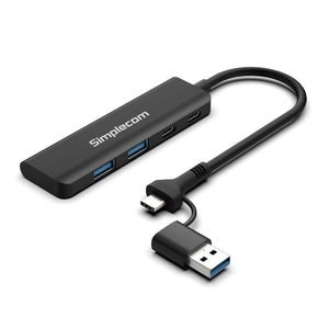 CH385 SuperSpeed USB-A & USB-C 4-Port Combo Hub | USB 3.2 Gen 1