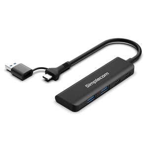 CH385 SuperSpeed USB-A & USB-C 4-Port Combo Hub | USB 3.2 Gen 1