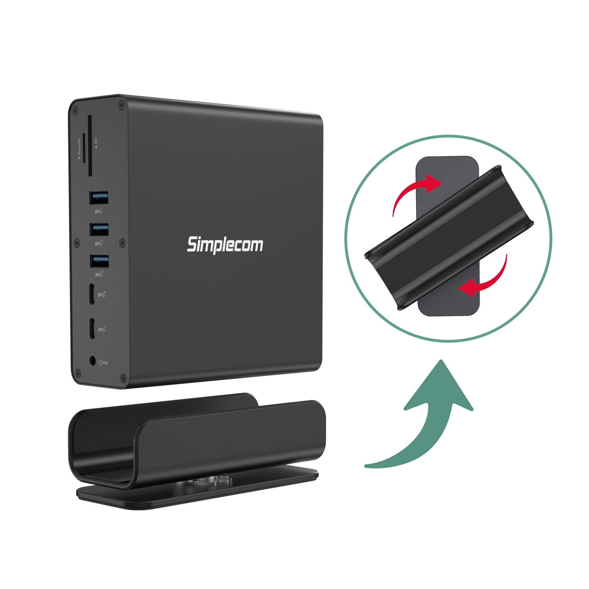 CHT815 15-in-1 USB-C 4K Triple Display MST Docking Station | Dual HDMI, DP