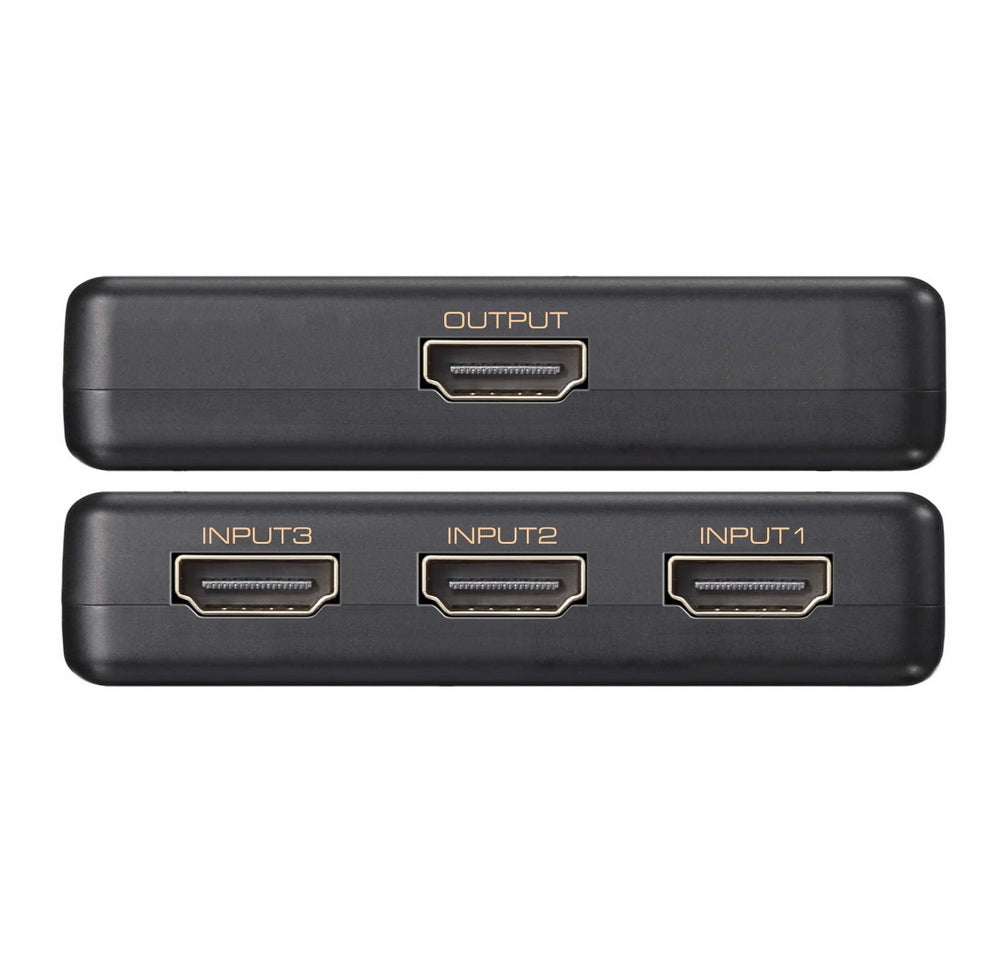 Simplecom CM303 Ultra HD 3-Way HDMI Switch | 3 In 1 Out Splitter | 4K @60Hz