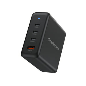 CU400 4-Port PD 100W GaN Fast Charger | 3x USB-C + USB-A | For Phone, Tablet, Laptop