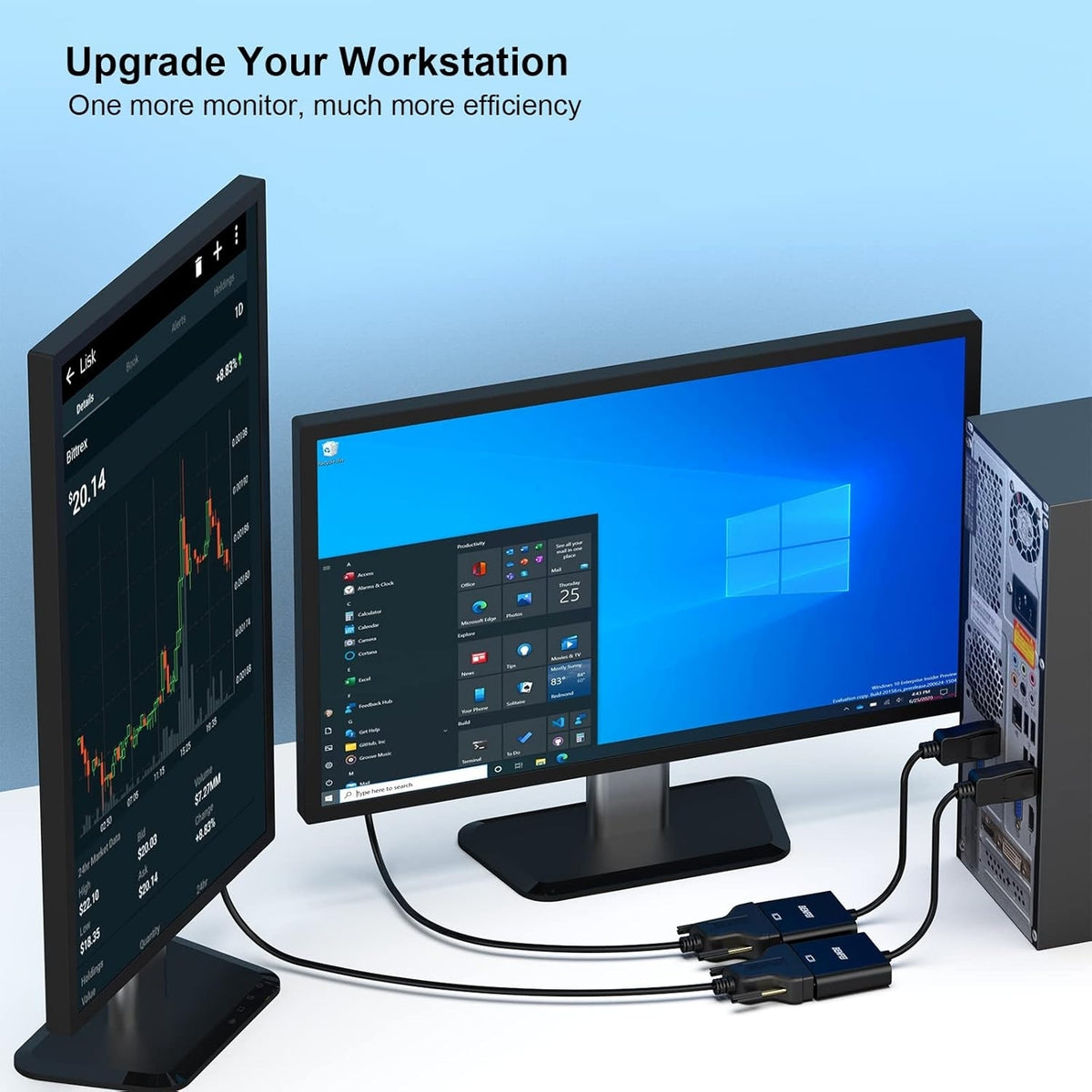 DisplayPort to DVI Adapter | DVI-D Single Link