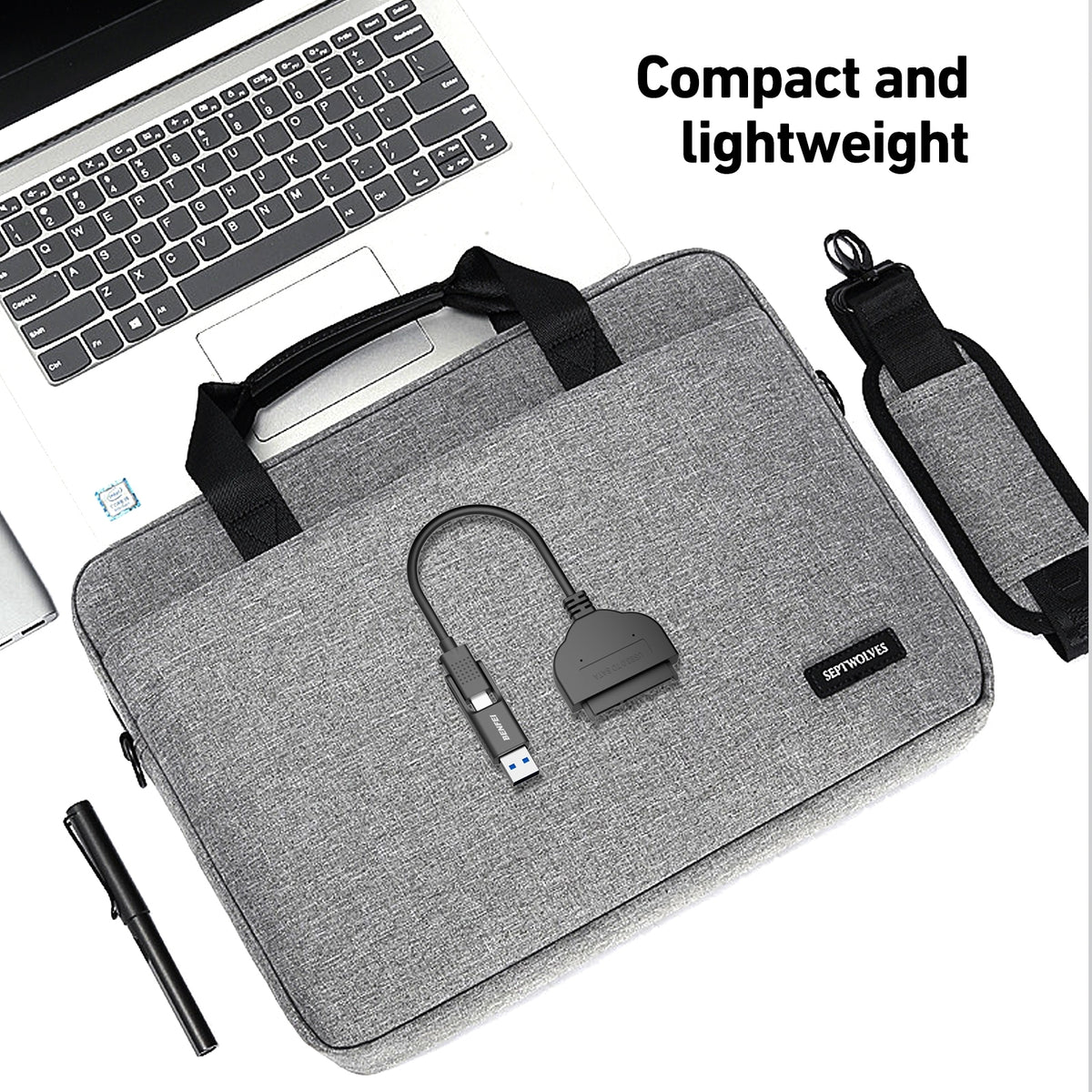 2in1 USB-C/USB 3.0 to SATA III Hard Drive Adapter