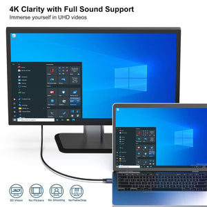 USB-C to DisplayPort Cable | 3M (10 Feet) | 8K@60Hz, 4K@144Hz