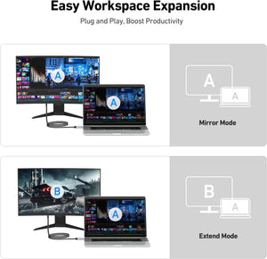 4K DisplayPort to HDMI Cable | 3m