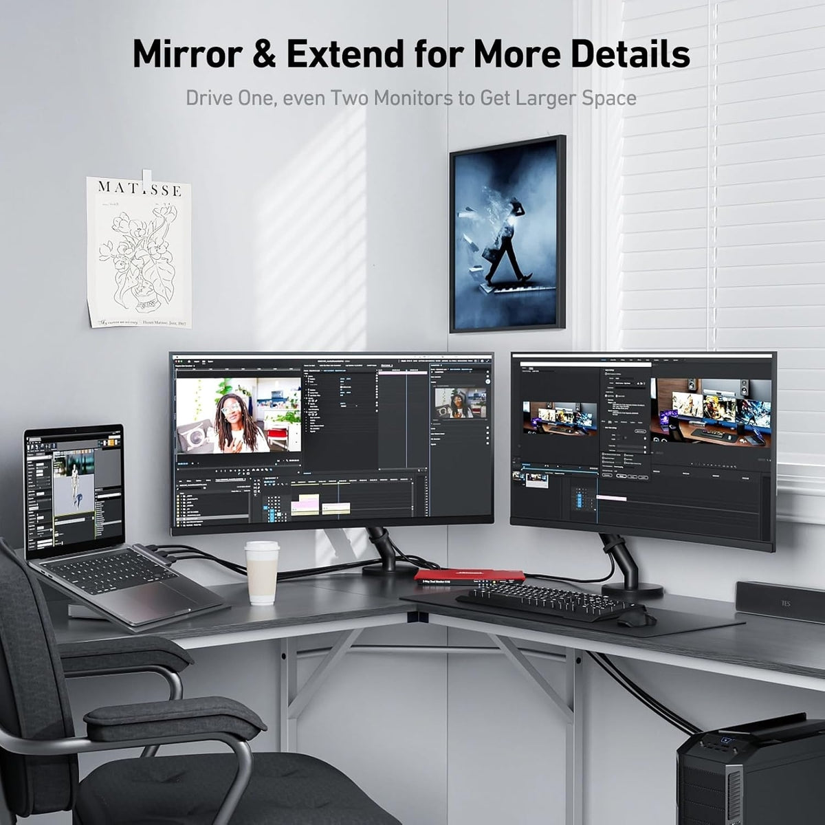 4K DisplayPort to HDMI Cable | 90cm