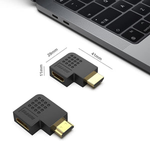 HDMI Male to Female Right Angle 90 Degree Adapter