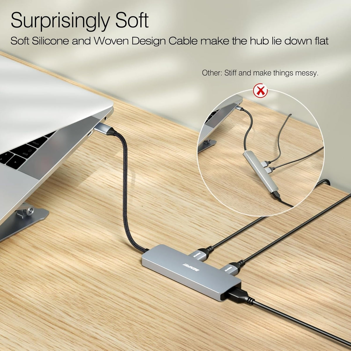 USB C Hub 5-in-1 | 4K HDMI (Certified) | Aluminum Case