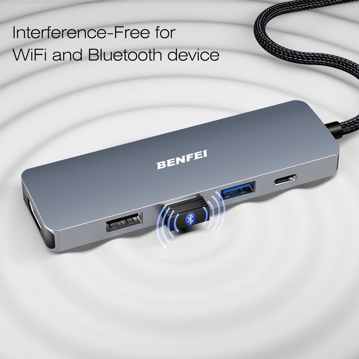 USB C Hub 5-in-1 | 4K HDMI (Certified) | Aluminum Case