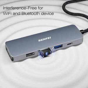 USB C Hub 5-in-1 | 4K HDMI (Certified) | Aluminum Case