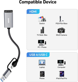 Video/Audio Capture Card | Full HD 1080P
