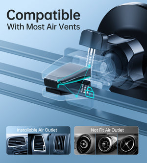 AT0004 MagSafe iPhone 12 Magnetic Car Mount | Car Air Vent Phone Holder