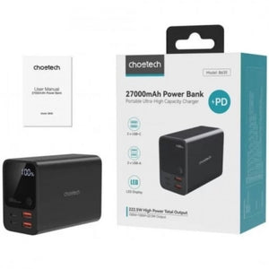 CHOETECH B635 Dual PD | 100W | 27000mAh Power Bank
