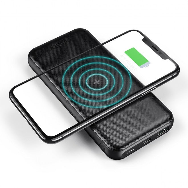 Choetech B650-CC Power Bank 10000mAh with Wireless Power Bank (Black)