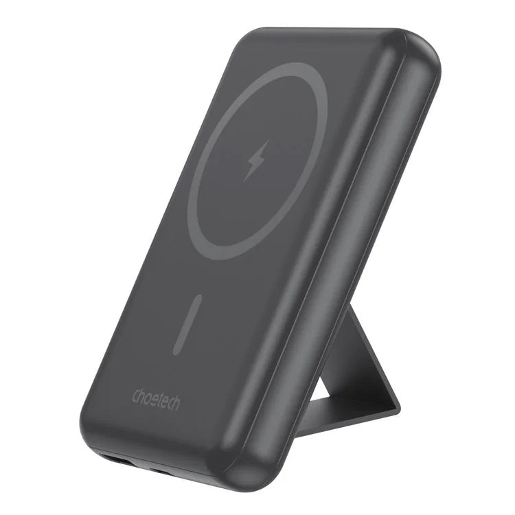 B662-BK USB-A + USB-C + Wireless Magnetic Power Bank | 5000mAh | Black
