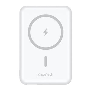 B662-WH USB-A + USB-C + Wireless Magnetic Power Bank | 5000mAh | White