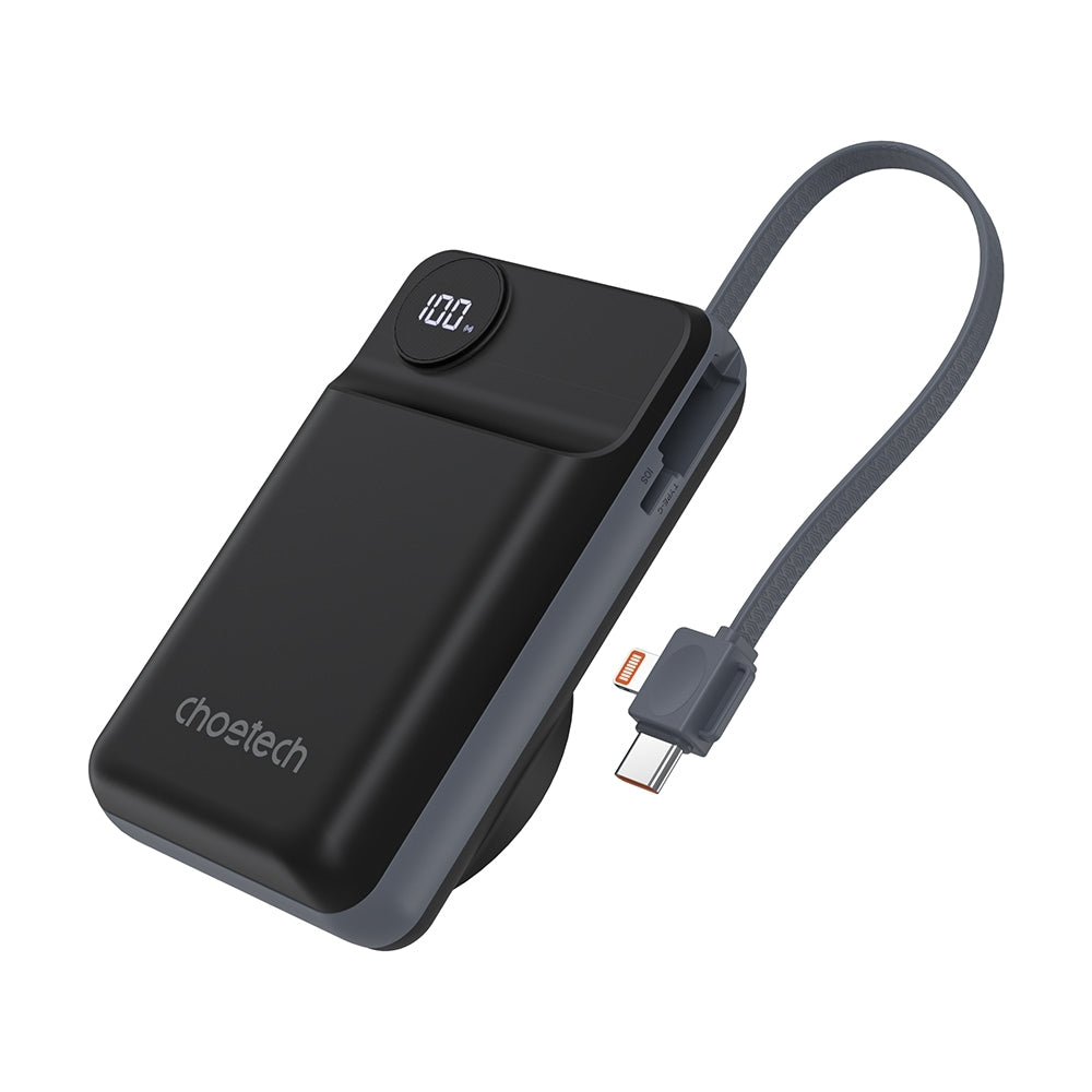 B696-BK 20000mAh 22.5W USB-A + USB-C x 2 | MagLeap Wireless Charge Power Bank | Black