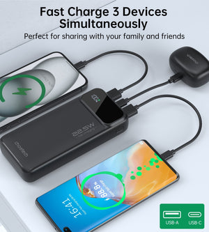 CHOETECH B729 | 20000mAh Power Bank | PD22.5W | Digital Display
