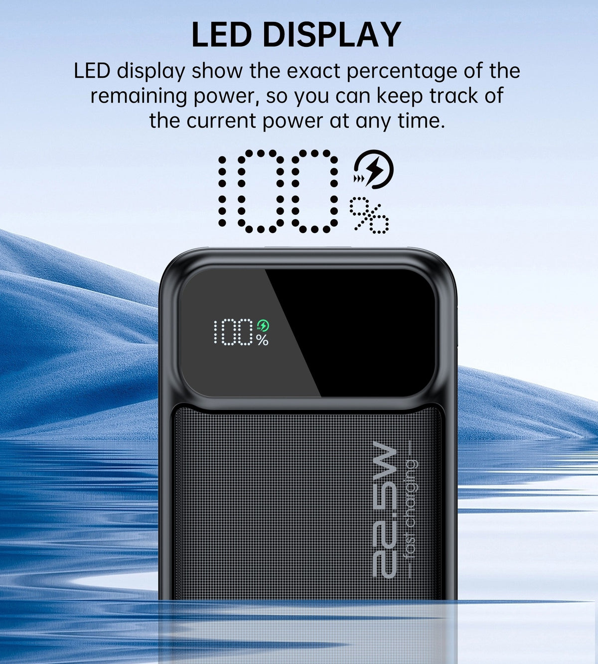 CHOETECH B731 | 40000mAh Power Bank | PD22.5W | Digital Display