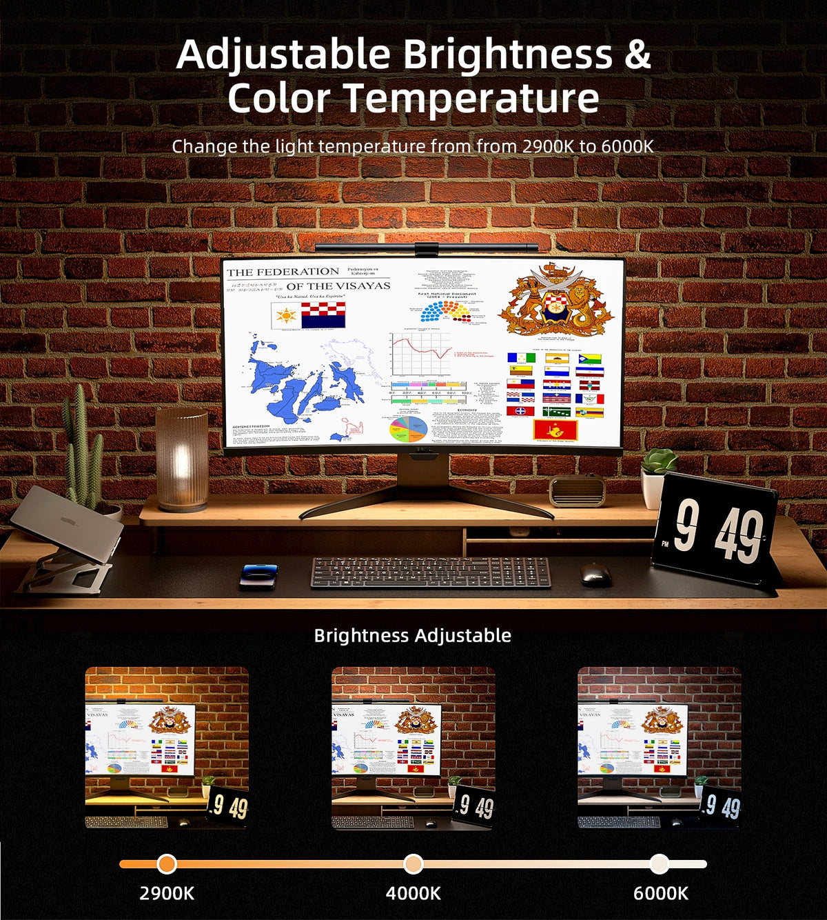 E1132 Elesense Computer Back Light Bar