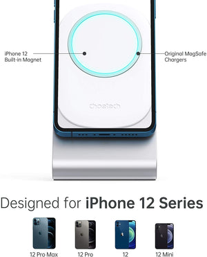 H046 Phone Stand for MagSafe Charger | Aluminum | Stand Only