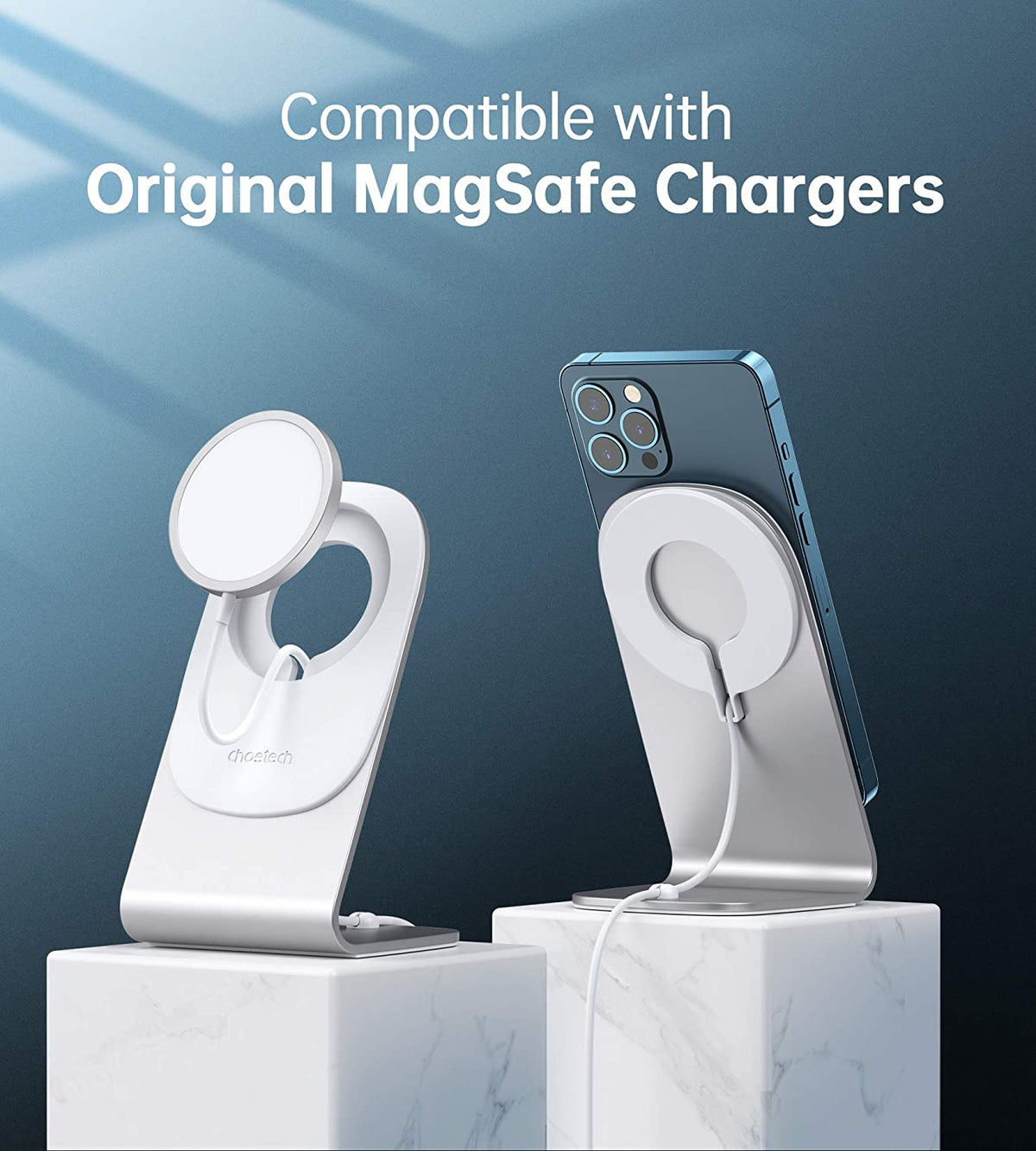 H046 Phone Stand for MagSafe Charger | Aluminum | Stand Only