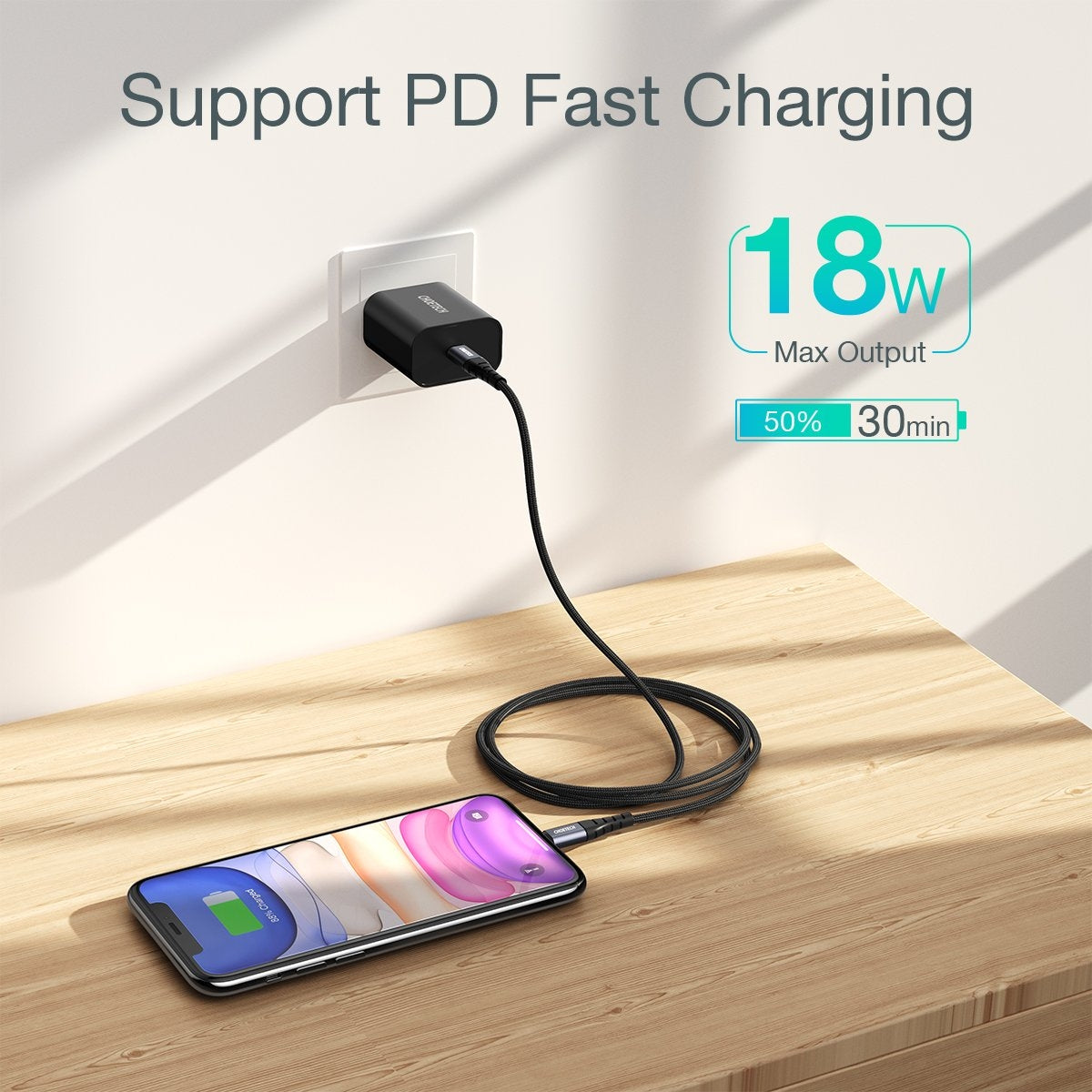 IP0041 USB-C to iPhone MFi Certified Cable | 2M
