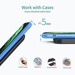 MIX00087 (T524S + T511S) Qi 10W/7.5W Fast Wireless Charging Stand and Pad