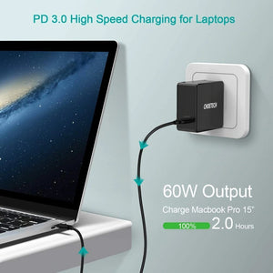 Q4004 60W PD 3.0 Type-C Fast Charging Foldable Adapter | USB-C Charger