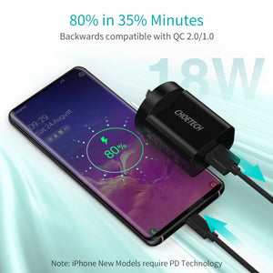 Q5003 18W QC Quick Charger | Black