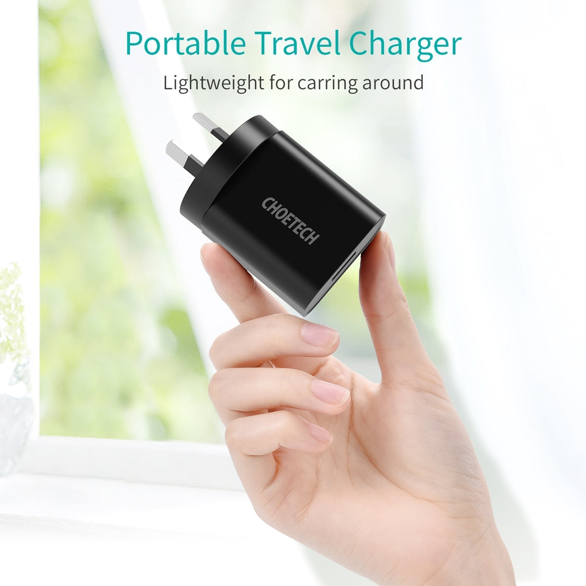 Q5003 18W QC Quick Charger | Black