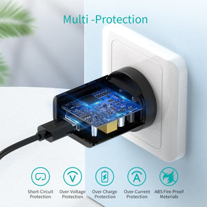Q5003 18W QC Quick Charger | Black