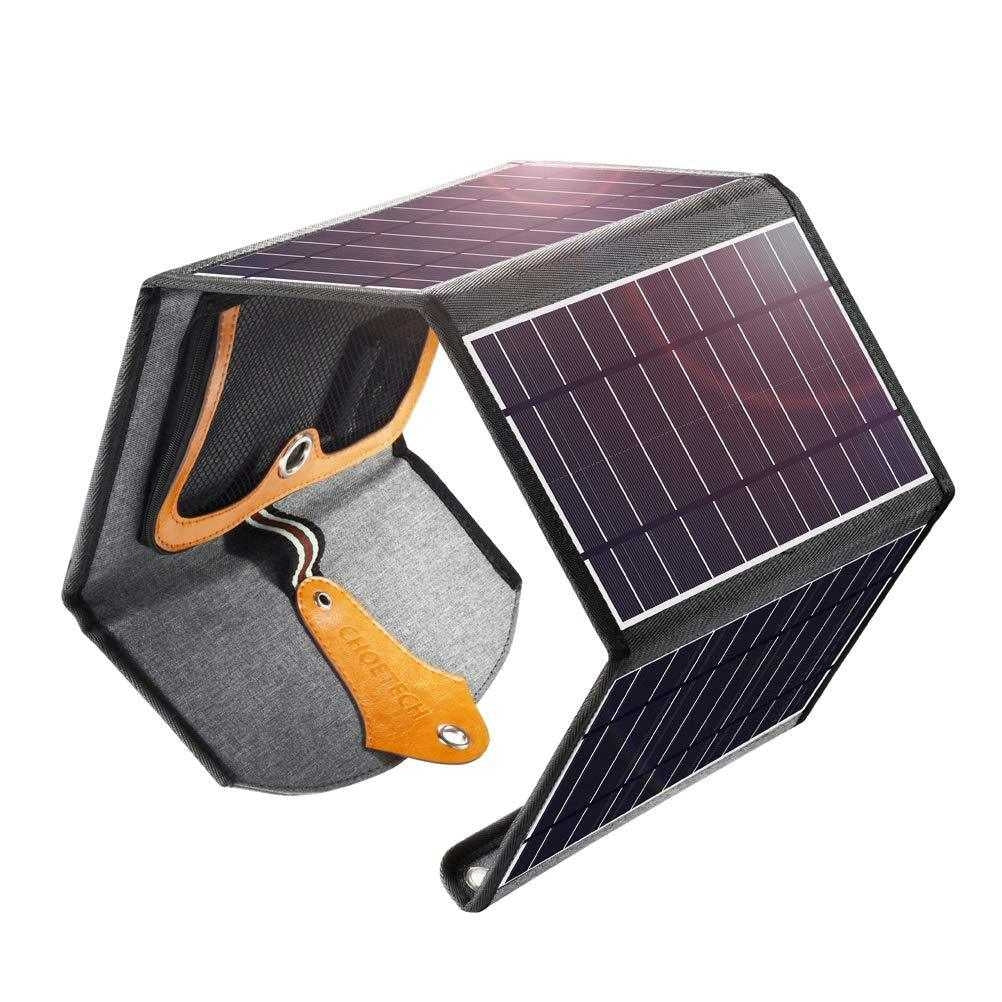SC005 22W Portable Waterproof Foldable Solar Panel Charger | Dual USB Ports