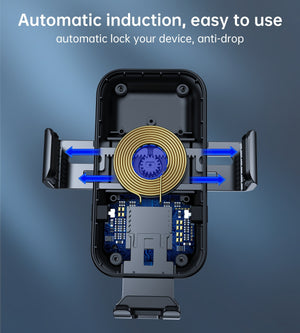 T202-F Fast Wireless Charging Car Dock