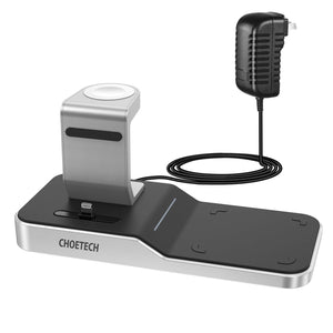 T316 4-in-1 Wireless Charging Station | iPhone/Apple Watch/iPod | Qi Wireless