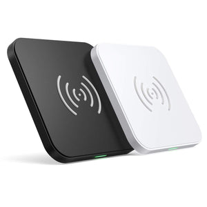 T511BW Qi Certified Fast Wireless Charging Pad | Black & White | 2 Pack